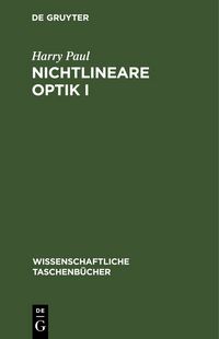 Produktbild: Nichtlineare Optik I