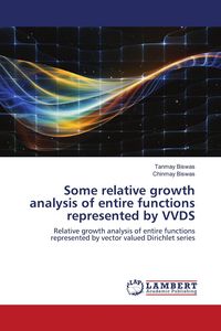 Produktbild: Some relative growth analysis of entire functions represented by VVDS