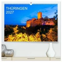 Produktbild: TH&Uuml;RINGEN 2027 (hochwertiger Premium Wandkalender 2027 DIN A2 quer), Kunstdruck in Hochglanz