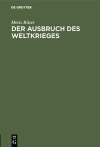 Produktbild: Der Ausbruch des Weltkrieges