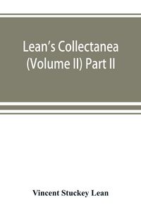 Produktbild: Lean's collectanea (Volume II) Part II
