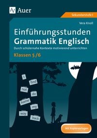 Produktbild: Einf&uuml;hrungsstunden Grammatik Englisch Klassen 5-6