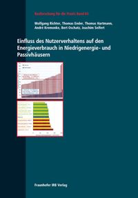 Einfluss des Nutzerverhaltens auf den Energieverbrauch in Niedrigenergie- und Passivhäusern. Wolfgang Richter