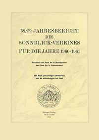 Produktbild: 58.&ndash;59. Jahresbericht des Sonnblick-Vereines f&uuml;r die Jahre 1960&ndash;1961