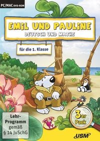Produktbild: Emil und Pauline 3 in 1 Bundle - Deutsch und Mathe f&uuml;r die 1. Klasse  (PC+Mac)