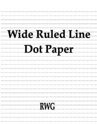 Produktbild: Wide Ruled Line Dot Paper