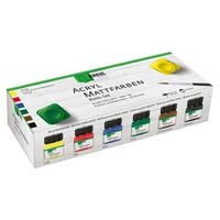 Produktbild: KREUL Acryl Mattfarben Basis Set 6 x 20 ml