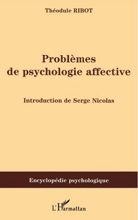 Produktbild: Probl&egrave;mes de psychologie affective