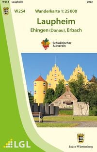 Produktbild: W254 Wanderkarte 1:25 000 Laupheim