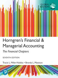 Produktbild: Horngren's Financial & Managerial Accounting, The Financial Chapters, Global Edition