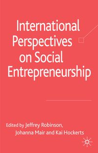 Produktbild: International Perspectives on Social Entrepreneurship