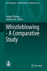 Produktbild: Whistleblowing - A Comparative Study