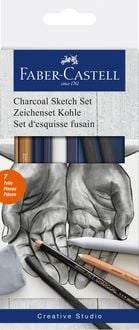 Produktbild: Faber-Castell Kohle Zeichenset