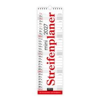 Produktbild: TR&Ouml;TSCH - Streifenkalender Mini Rot 2027