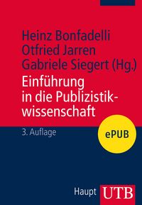 Produktbild: Einf&uuml;hrung in die Publizistikwissenschaft