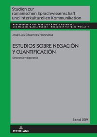Produktbild: Estudios sobre negaci&oacute;n y cuantificaci&oacute;n