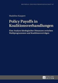 Produktbild: Policy Payoffs in Koalitionsverhandlungen