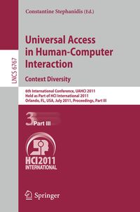 Produktbild: Universal Access in Human-Computer Interaction. Context Diversity
