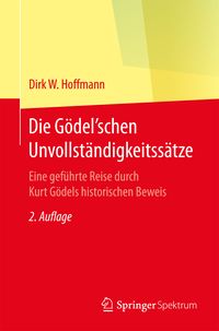 Produktbild: Die G&ouml;del'schen Unvollst&auml;ndigkeitss&auml;tze