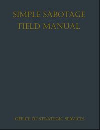 Produktbild: Simple Sabotage Field Manual