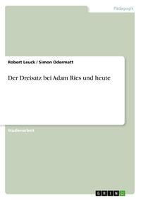 Produktbild: Der Dreisatz bei Adam Ries und heute