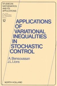 Produktbild: Applications of Variational Inequalities in Stochastic Control