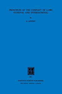 Produktbild: Principles of the Conflict of Laws National and International
