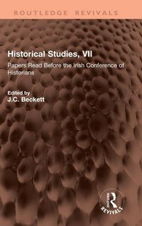 Produktbild: Historical Studies, VII