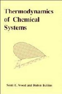 Produktbild: Thermodynamics of Chemical Systems