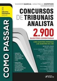 Produktbild: Como Passar em Concursos de Tribunais Analista - 11&ordf; Ed - 2024