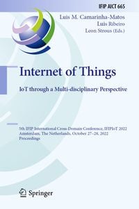 Produktbild: Internet of Things. IoT through a Multi-disciplinary Perspective