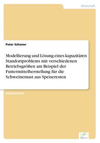 Produktbild: Modellierung und L&ouml;sung eines kapazit&auml;ren Standortproblems mit verschiedenen Bet