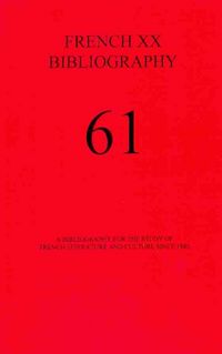 Produktbild: French XX Bibliography: Issue 61