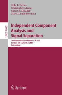 Produktbild: Independent Component Analysis and Signal Separation