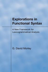 Produktbild: Explorations in Functional Syntax