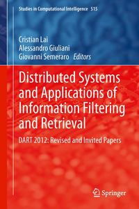 Produktbild: Distributed Systems and Applications of Information Filtering and Retrieval