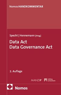 Produktbild: Data Act. Data Governance Act: DA, DGA