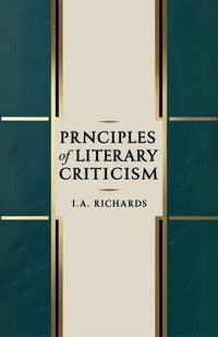 Produktbild: Principles of literary criticism