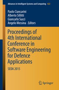 Produktbild: Proceedings of 4th International Conference in Software Engineering for Defence Applications