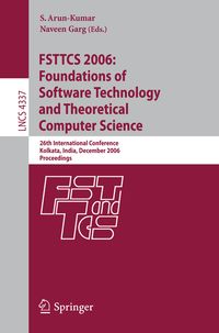 Produktbild: FSTTCS 2006: Foundations of Software Technology and Theoretical Computer Science