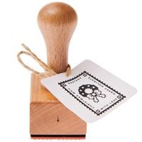 Produktbild: Stempel Weihnachtspost, Kranz 100% 32 x 45 x 70 mm
