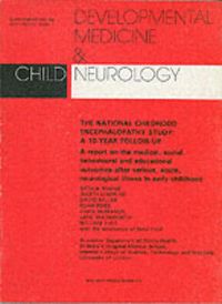 Produktbild: The National Childhood Encephalopathy Study: A 10-Year Follow Up