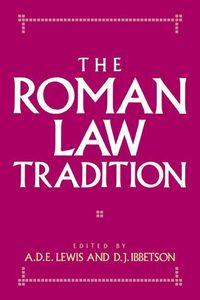 Produktbild: The Roman Law Tradition