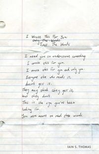 Produktbild: Thomas, I: I Wrote This for You: Just the Words