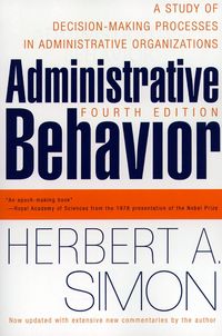 Produktbild: Administrative Behavior, 4th Edition