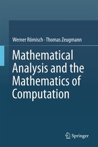 Produktbild: Mathematical Analysis and the Mathematics of Computation