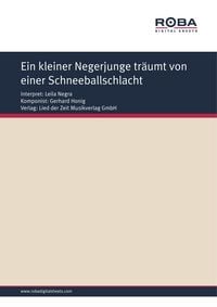 Produktbild: Ein kleiner Negerjunge tr&auml;umt von einer Schneeballschlacht