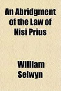 Produktbild: An Abridgment of the Law of Nisi Prius