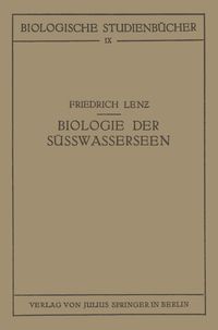 Bild vom Artikel Einführung in die Biologie der Süsswasserseen vom Autor Friedrich Lenz