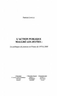 Produktbild: L'Action publique malgre les jeunes
